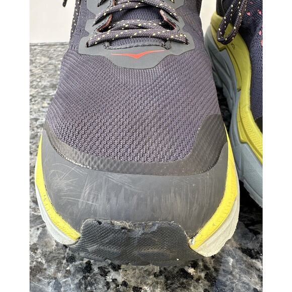 HOKA One One Challenger ATR 6 Running Shoes Blue Yellow Men\'s Size 12.5 D main image 13
